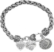Mother's Day Jewelry, Mom, Jewelry, Grandma Jewelry Granny Bracelet, Hypoallergenic, Safe-Nickel, Lead, Free