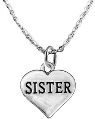 Sister, She is Special, Show Her How Much You Love Her, Sterling Silver, Solid .925 Sterling, Not Plated Or Coated, 18 Inch Necklace, Charm, Nickel, Lead, Cadmium Free. Fast,