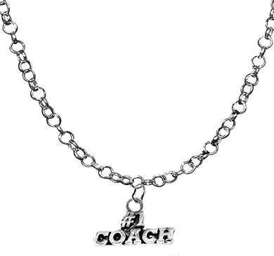 #1 Coach, Adjustable 14-21 Inch Rolo Necklace, Nickel, Lead, And Cadmium Free-Hypoallergenic