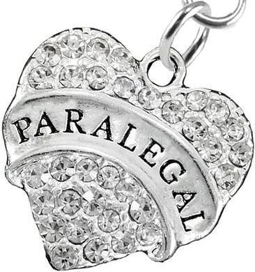Paralegal Heart Fishhook Earring Hypoallergenic, Safe, Nickel, Lead & Cadmium Free!