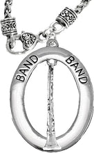 Band Clairinet Player Hypoallergenic Adjustable Necklace, Safe-Nickel, Lead Free