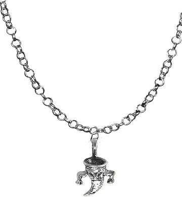Hurricane, Cyclone, Typhoon Necklace, Adjustable 14-21 Inch Rolo Chain Necklace, Nickel, Lead, And Cadmium Free-Hypoallergenic