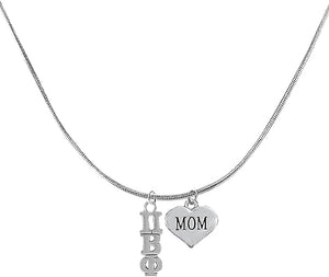 Pi Beta Phi, Mom, Hypoallergenic Safe Adjustable Fits Anyone Licensed Sorority Jewelry Manufacturer