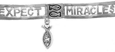 Expect Miracles, The Original Bracelet, Hypoallergenic, Safe-Nickel, Lead, Cadmium Free, Adjustable