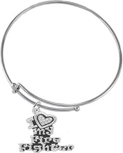 Firefighter, I Love My Firefighter, Genuine Crystal, Adjustable Bracelet, Hypoallergenic, Safe-Nickel, Lead, Free