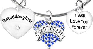 Coast Guard Girlfriend, I Will Love You Forever, Hypoallergenic, Safe-Nickel Free, No Poisonous Lead Or Cadmium