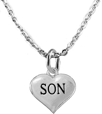 Son, He is Special, Show Him How Much You Love Him, Sterling Silver, Solid .925 Sterling, Not Plated Or Coated, 18 Inch Necklace, Charm, Nickel, Lead, Cadmium Free. Fast,