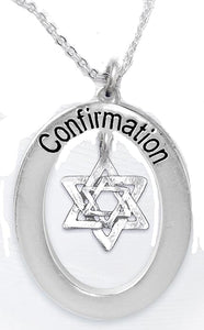 The Perfect Gift Jewish Confirmation Hypoallergenic Necklace, Safe-Nickel, Lead & Cadmium Free!