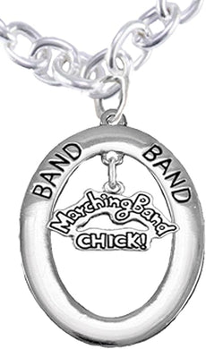 Marching Band Chick, Hypoallergenic Necklace, Safe-Nickel, Lead and Cadmium Free