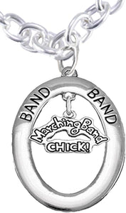 Marching Band Chick, Hypoallergenic Necklace, Safe-Nickel, Lead and Cadmium Free