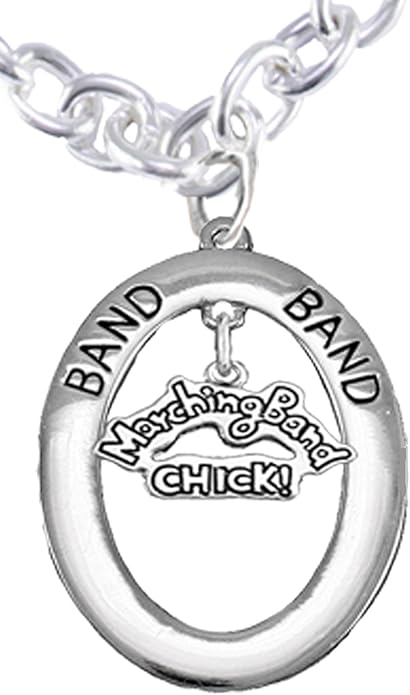 Marching Band Chick, Hypoallergenic Necklace, Safe-Nickel, Lead and Cadmium Free