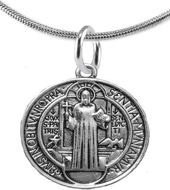 Saint Benedict Protective Charm, and Prayer, Protect Me from Harm, from Evil, from The Devil. Nickle, Lead Cadmium Free
