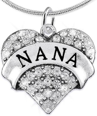 Nana Charm Necklace Adjustable, Hypoallergenic, Safe-Nickel, Lead & Cadmium Free!