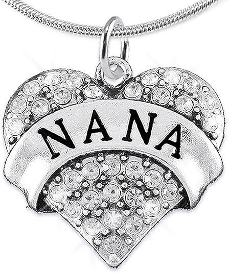 Nana Charm Necklace Adjustable, Hypoallergenic, Safe-Nickel, Lead & Cadmium Free!