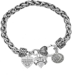 Mother's Day Jewelry, Mom, Jewelry, Grandma Jewelry, Mom Bracelet, Hypoallergenic, Safe-Nickel, Lead, Free
