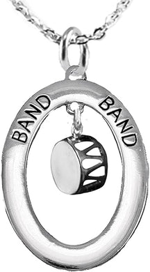 Drum, Hypoallergenic Adjustable Necklace, Safe-Nickel, Lead And Cadmium Free
