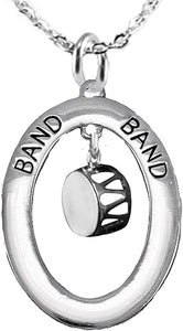 Drum, Hypoallergenic Adjustable Necklace, Safe-Nickel, Lead And Cadmium Free