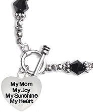 Message Jewelry, My Mom, My Joy, My Sunshine, My Heart, Bracelet, Hypoallergenic, Safe-Nickel, Lead, Free