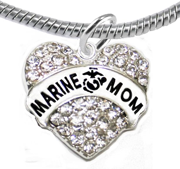 The Marine Mom Hypoallergenic Bracelet, Safe-Nickel, Lead, Cadmium Free