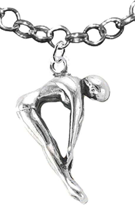 Swimming Diver Necklace Adjustable Hypoallergenic, Safe-Nickel, Lead & Cadmium Free!