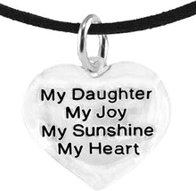 Message Jewelry, My Daughter, My Joy, My Sunshine, My Heart, Adjustable Necklace, Hypoallergenic, Safe-Nickel, Lead, Free