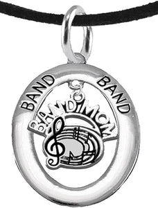 Band Mom, Hypoallergenic Adjustable Necklace, Safe-Nickel, Lead and Cadmium Free
