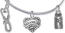 Paramedic, Add-A-Charm Bracelet, Hypoallergenic, Safe-Nickel, Lead, Free