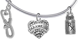 Paramedic, Add-A-Charm Bracelet, Hypoallergenic, Safe-Nickel, Lead, Free