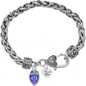 Policeman's, Proud Mom, Hypoallergenic, Safe-Nickel Free, No Poisonous Lead Or Cadmium.