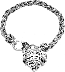 The Perfect Gift Sweet Sixteen Hypoallergenic Bracelet, Safe-Nickel, Lead & Cadmium Free!