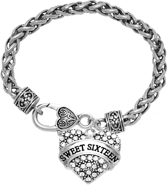 The Perfect Gift Sweet Sixteen Hypoallergenic Bracelet, Safe-Nickel, Lead & Cadmium Free!