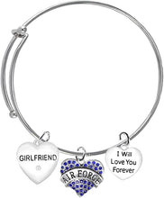 Air Force Girlfriend, I Will Love You Forever, Hypoallergenic, Safe-Nickel Free, No Poisonous Lead Or Cadmium