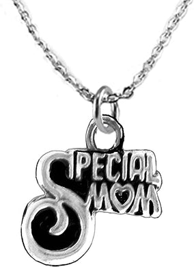 Special Mom, Adjustable 18-21 Inch Cable Chain Necklace, Nickel, Lead, And Cadmium Free-Hypoallergenic
