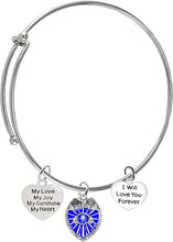 Policemans, My Love, My Joy, My Sunshine, I Will Love You Forever, Hypoallergenic Adjustable Nickle, Lead Free