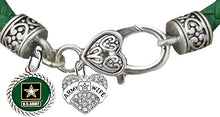Army Wife Leather Bracelet, Hypoallergenic Safe, No Nickel, Lead, Or Poisonous Cadmium In Bracelet