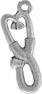EMT Nurse Doctor Stethoscope Charm, Nickel, Lead, Cadmium Free