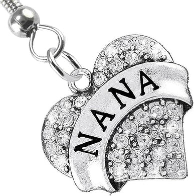 Nana Charm Fishhook Earring Hypoallergenic, Safe-Nickel, Lead & Cadmium Free!