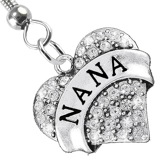 Nana Charm Fishhook Earring Hypoallergenic, Safe-Nickel, Lead & Cadmium Free!