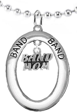 Band Mom Hypoallergenic Adjustable Necklace, Safe-Nickel, Lead Free