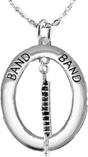 Orchestra-Band Flute Player Hypoallergenic Adjustable Necklace, Safe-Nickel, Lead Free