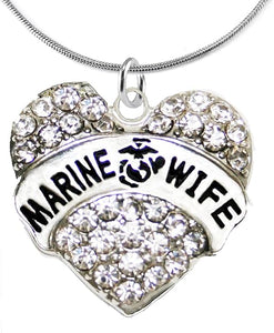The Marine Wife Hypoallergenic Necklace, Safe-Nickel, Lead, Cadmium Free