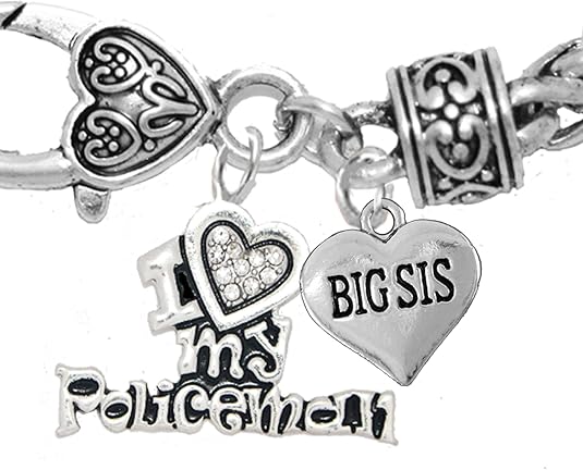 Policeman's, I Love My Policeman, Big Sis, Hypoallergenic, Safe-Nickel, Lead, Free