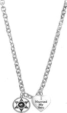 Deputy Sheriff's, I Married My Hero, On A Adjustable Cable Chain Necklace, Hypoallergenic Safe-Nickel, Lead And Cadmium Free