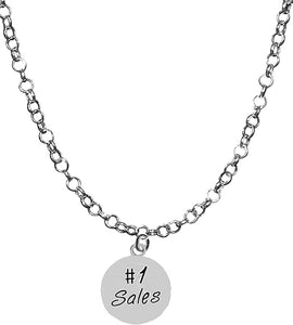 #1 Sales, Award, Adjustable 14-21 Inch Rolo Chain Necklace, Nickel, Lead, And Cadmium Free-Hypoallergenic