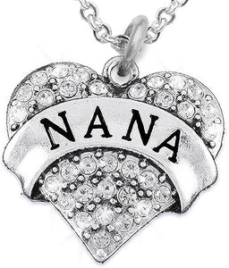 Nana Charm Necklace Adjustable, Hypoallergenic, Safe-Nickel, Lead & Cadmium Free!
