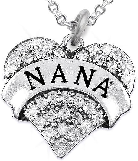 Nana Charm Necklace Adjustable, Hypoallergenic, Safe-Nickel, Lead & Cadmium Free!