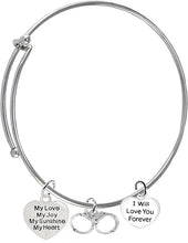 Policeman, Deputy Sheriff, My Love, My Joy, My Sunshine, I Will Love You Forever, Hypoallergenic Adjustable Nickle, Lead Free