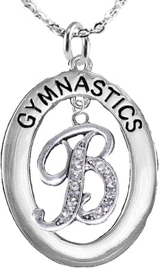 School Band Initial Necklace, Music, Orchestra Jewelry, Hypoallergenic Adjustable Necklace, Safe-Nickel, Lead, Cadmium Free