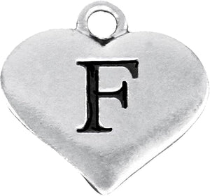 Army Wife Initial Bracelet (F)