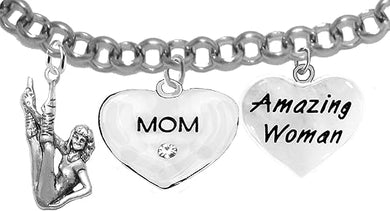 Aerobic Exercise Adjustable Fashion Jewelry Charm Bracelet, Hypoallergenic Safe, No Nickel, Lead, Or Poisonous Cadmium In Bracelet